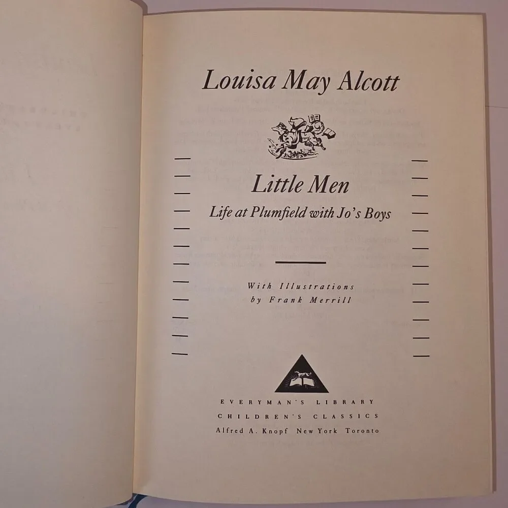 Little Men:Life at Plumfield with Jo's Boys by Louisa May Alcott Classic Novel